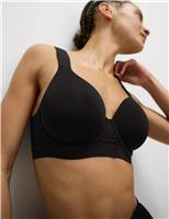 Medium Support Sports Hybrid T-Shirt Bra (A-E)