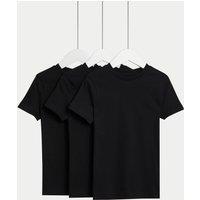 3pk Pure Cotton Plain T-Shirts (2-8 Yrs)