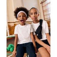 2pk Unisex Pure Cotton School T-Shirts (2-16 Yrs)