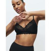 M&S Amelia Lace Non Wired Full Cup Bra (A-E) Black