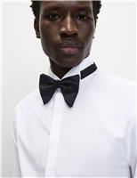 Slim Fit Cotton Blend Dress Shirt