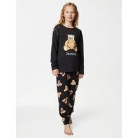 Personalised Kids Spencer Bear Pyjama Set (1-16 Yrs)