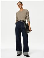 M&S V-Neck Jumper Mocha