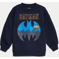 Buy Cotton Rich Batman Sequin Sweatshirt (2-8 Yrs)