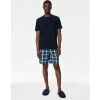 Pure Cotton Checked Pyjama Set