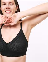 Flexifit Lace Non Wired Minimiser Bra C-H