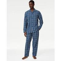 Pure Cotton Checked Pyjama Set
