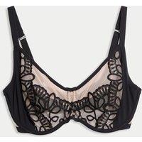 Bordeaux Embroidery Wired Minimiser Bra C-G