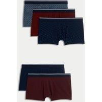 5pk Cotton Stretch Cool & Fresh Hipsters