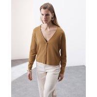 V-Neck Button Front Cardigan
