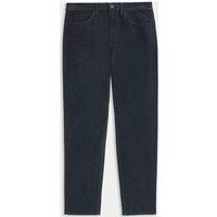 M&S Straight Fit Italian Moleskin 5 Pocket Trousers Dark Navy