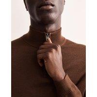 Merino Wool Rich with Silk Zip Up Jumper