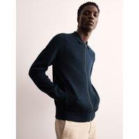 Pure Extra-Fine Merino Wool Knitted Jacket