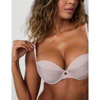 Lotus Chiffon Wired Push-Up Balcony Bra A-E