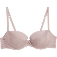 Lotus Chiffon Wired Push-Up Balcony Bra A-E