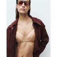Rosie Silk & Lace Wired Full Cup Bra A-E Rose Quartz