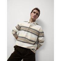 Pure Cotton Striped Rugby Shirt