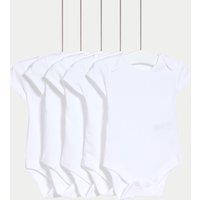 5pk Pure Cotton Waffle Bodysuits (5lbs - 3 Yrs)