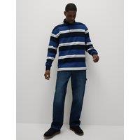 Pure Cotton Striped Rugby Shirt