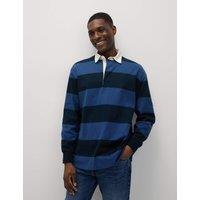 Pure Cotton Striped Rugby Shirt