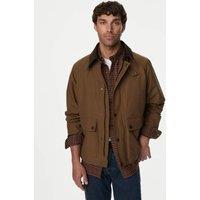 Cotton Blend Harrington Jacket with Stormwear