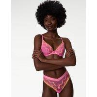 Farina Embroidered Wired Plunge Bra A-E