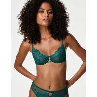 Anelli Embroidery Wired Balcony Bra (A-E)