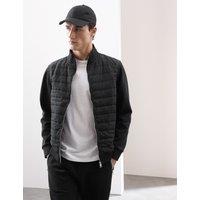 Cotton Rich Zip Up Quilted Jacket
