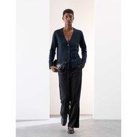 Pure Cashmere V-Neck Button Front Cardigan