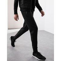 Autograph Regular Fit Cotton Rich Performance Cuffed Joggers Black