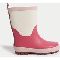 Kids Colour Block Wellies (4 Small - 2 Large)