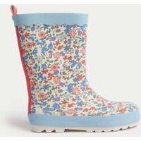 Kids Floral Wellies (4 Small - 2 Large)