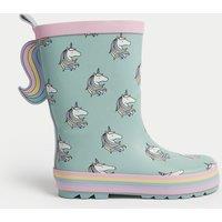 Kids Unicorn Wellies (4 Small - 2 Large)