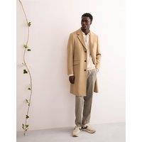 Italian Wool & Cashmere Blend Revere Coat