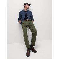 Tapered Fit Twin Pleat Stretch Chinos