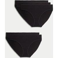 5pk Pure Cotton Bikini Knickers