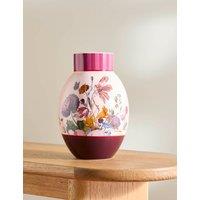 Medium Floral Ceramic Round Vase