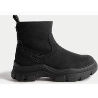 M&S Kids' Freshfeet Chelsea Boots (4 Small - 7 Large) Black