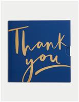 Gold Thank You Gift Card