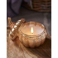 TruGlow Glass Pumpkin Candle