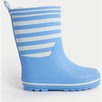 Kids Striped Wellies (4 Small - 7 Large)