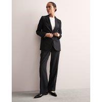 Pure Wool Crepe Single Breasted Blazer