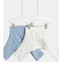 2pk Hip Dysplasia Cotton Rich Stars Joggers (7lbs-1 Yrs)