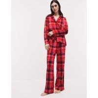 Fleece Printed Revere Pyjama Set