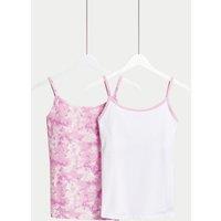 2pk Teen Cotton with Stretch Secret Support Vests