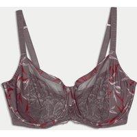 Mimosa Silk & Lace Wired Minimiser Bra (C-G)