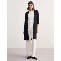 Pure Merino Wool Longline Cardigan