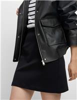 Jersey Mini A-Line Skirt