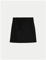 M&S Jersey Mini A-Line Skirt Black