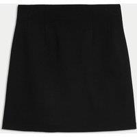 M&S Jersey Mini A-Line Skirt Black